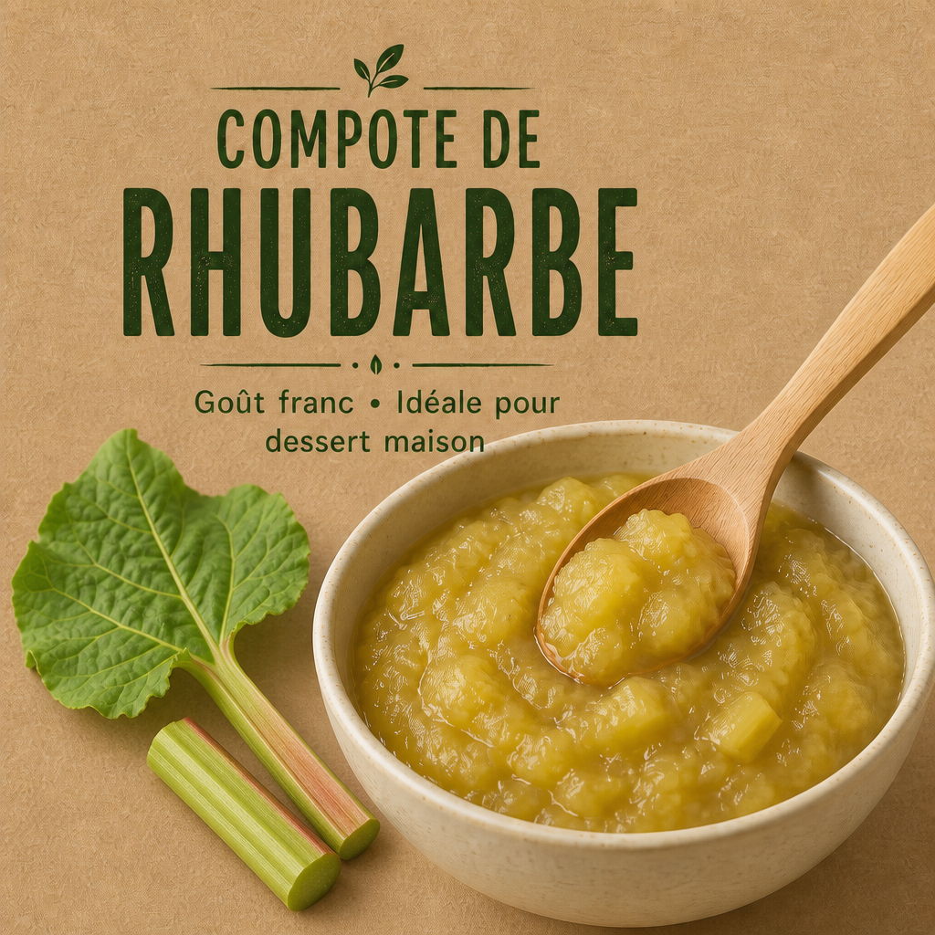compote de rubarbe