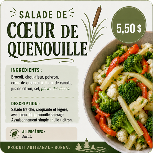 salade de quenouille